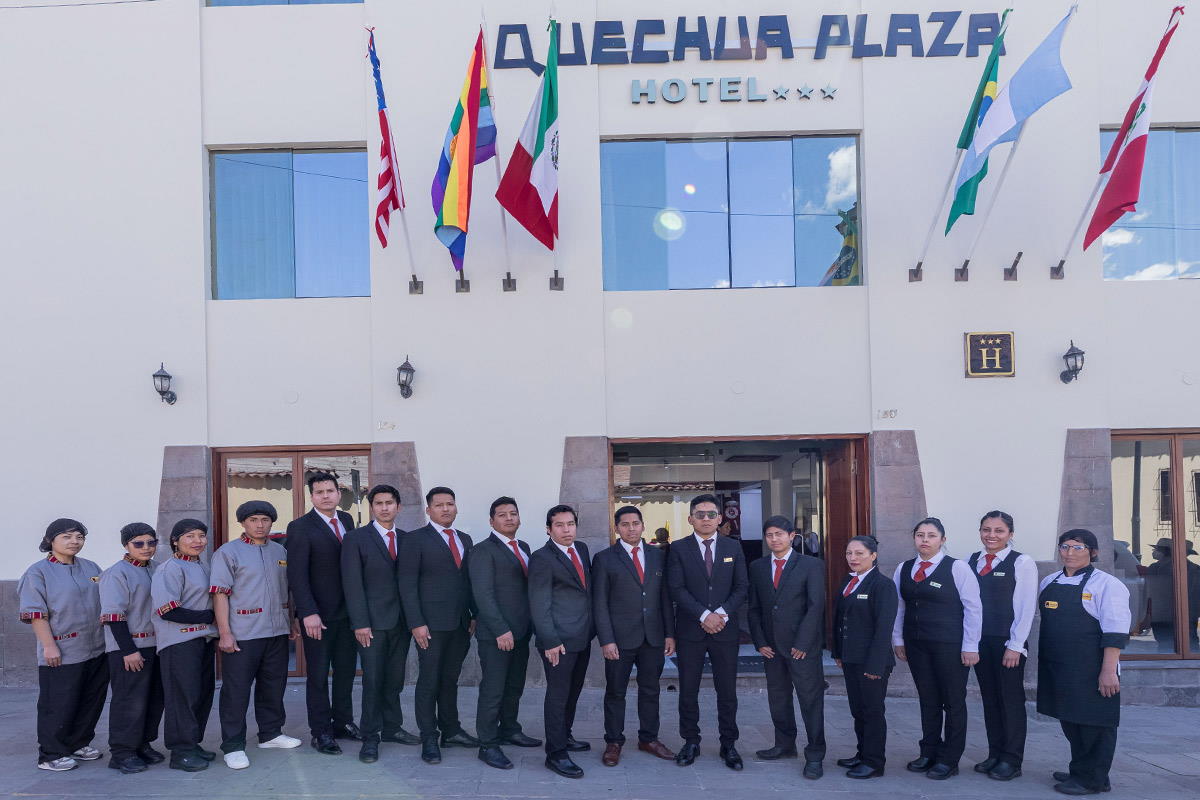 Sobre Nosotros hotel ubicado en el centro de la ciudad de Cusco Peru - Quechua Plaza Hotel